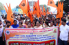 BJP, Hindu outfits take out protest march against Sauharda rally